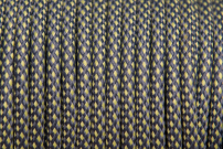 Szürke-sárga pöttyös textilkábel