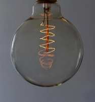125 mm-es Edison stílusú spirál gömbizzó 125 mm-es Edison stílusú spirál gömbizzó