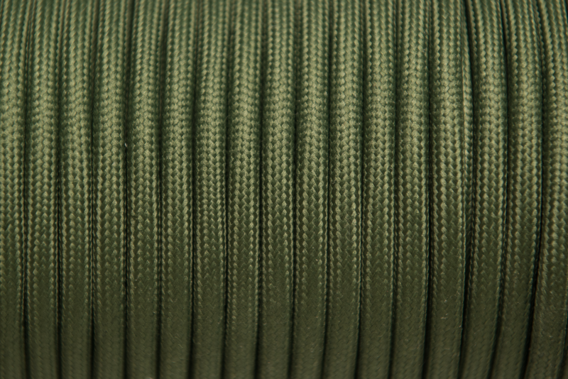 Erdőzöld textilkábel