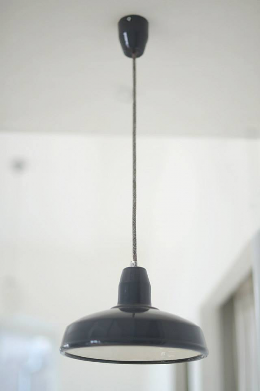 Tilka indusztriális kerámia lámpa - Szürke közepes méret