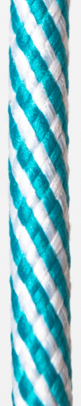 Kék-fehér spirál textilkábel