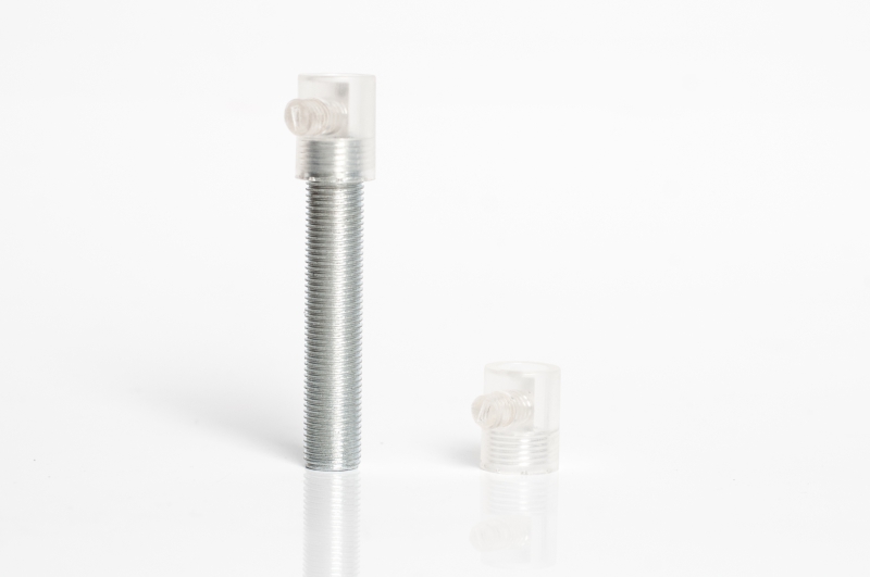 Átlátszó oldalcsavaros tehermenetesítő belső menettel Átlátszó oldalcsavaros tehermenetesítő belső menettel