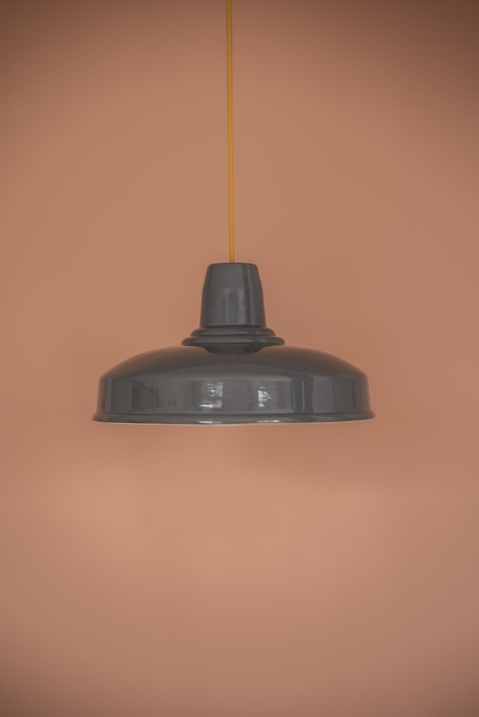 Tilka indusztriális kerámia lámpa - Szürke nagy méret