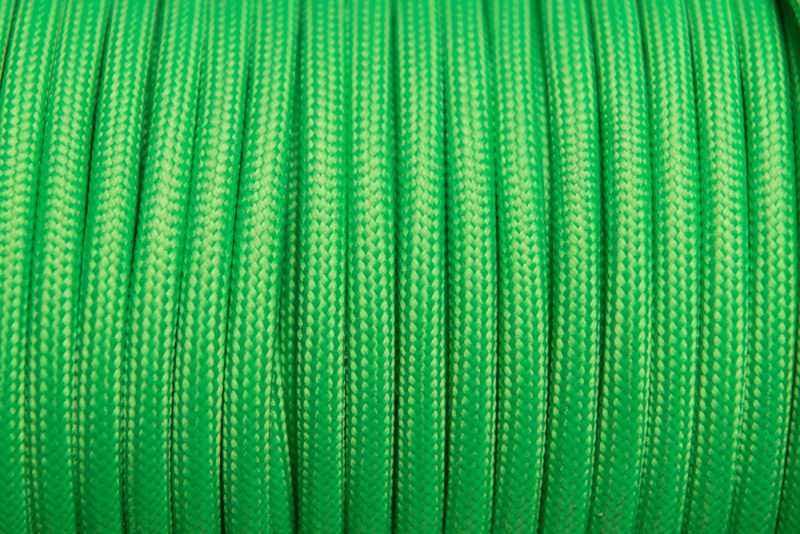 Neon zöld textilkábel