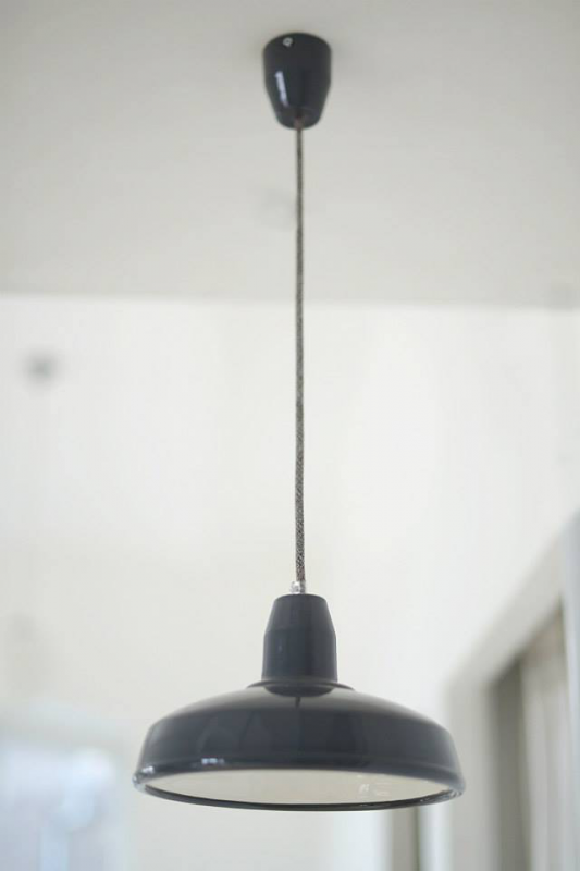  Tilka indusztriális kerámia lámpa - Szürke közepes méret
