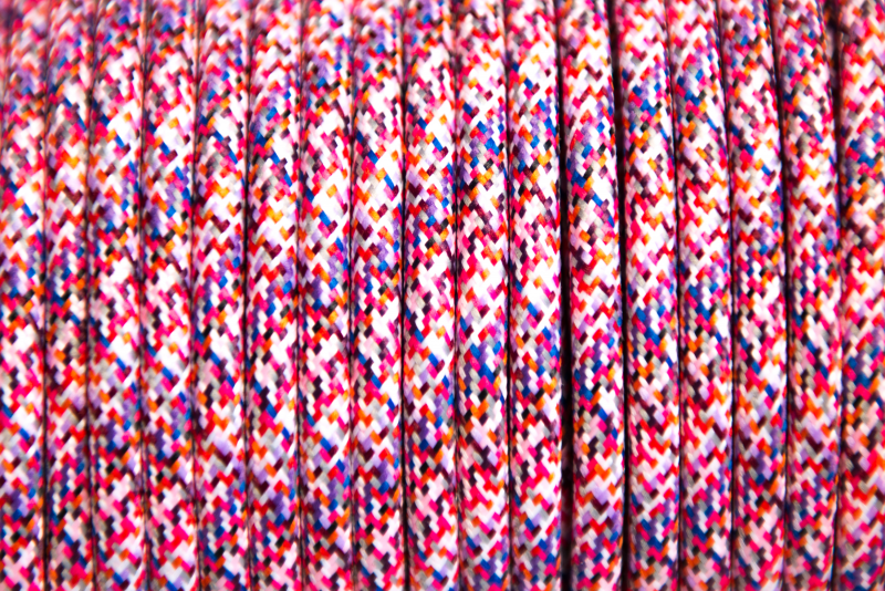 Rózsaszín pixel textilkábel