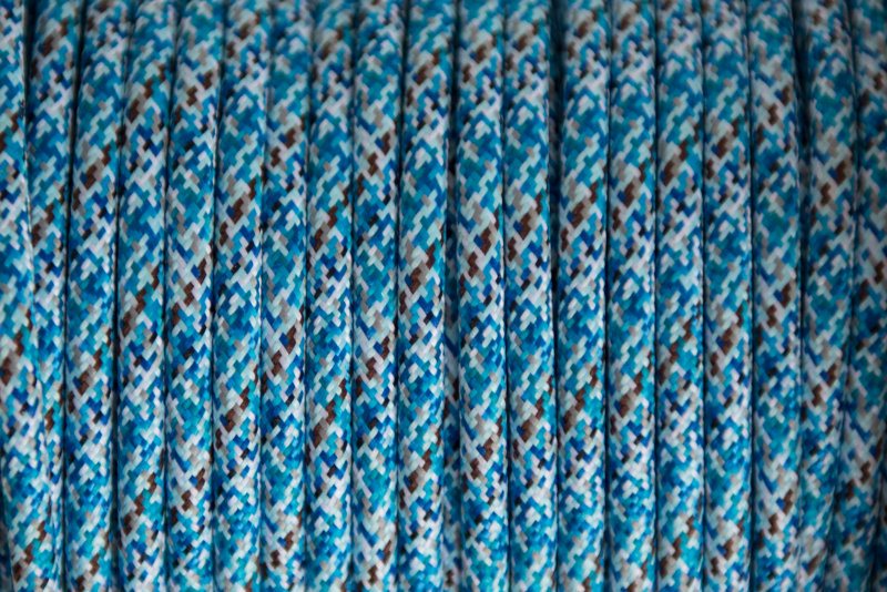 Kék pixel textilkábel