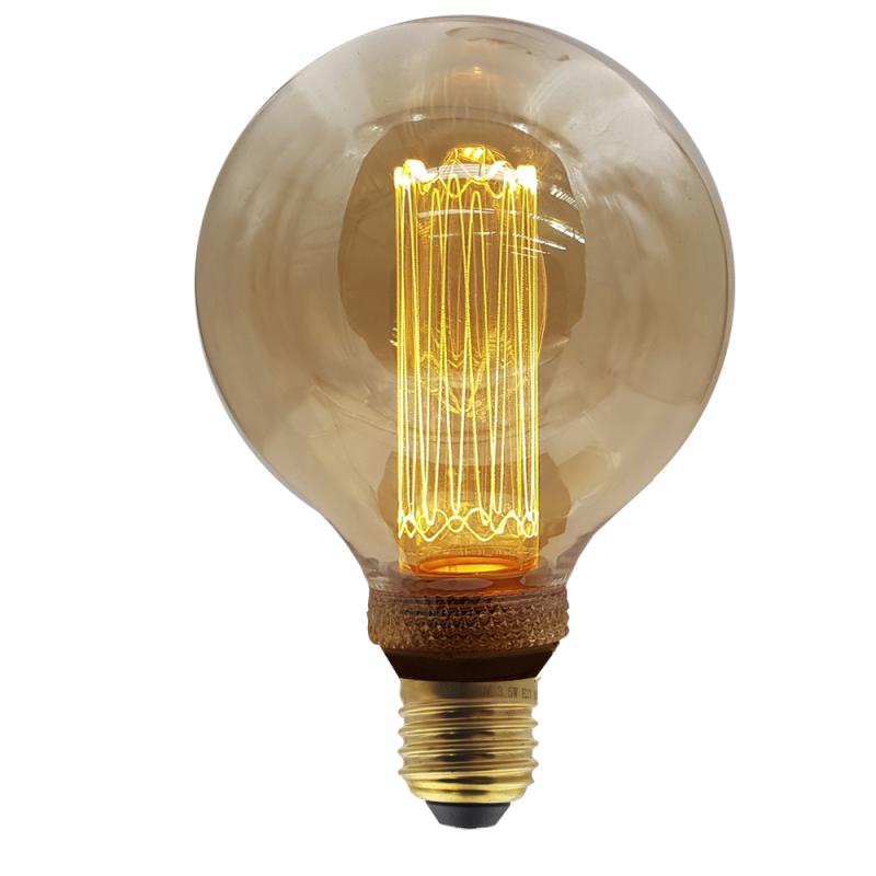 Vintage Led Edison - 95 mm-es gömb