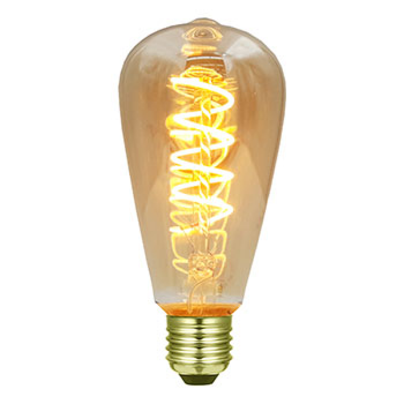 Led Edison - csepp alakú álló spirál