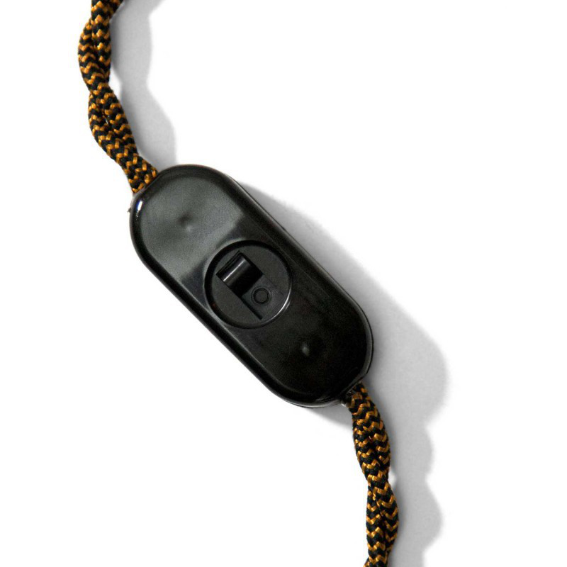 Castiglioni zsinórkapcsoló - fekete